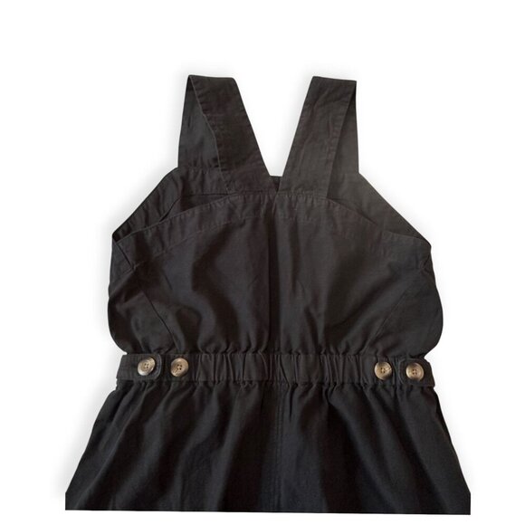 New with tag, Everlane The Fatigue Apron Jumpsuit, Black, Size 12 - Picture 13 of 16